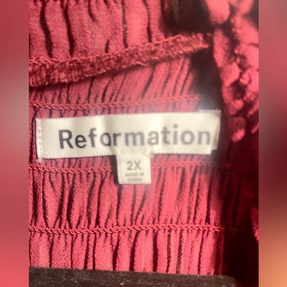 Reformation Branded Es Turtleneck Trendy Lightweight Plus Plum Midi dress 2X - Picture 5 of 6